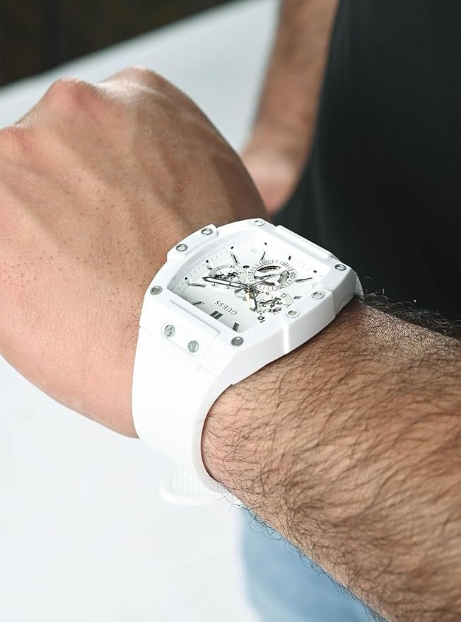 Reloj Guess Tonneau Diamond Blanco