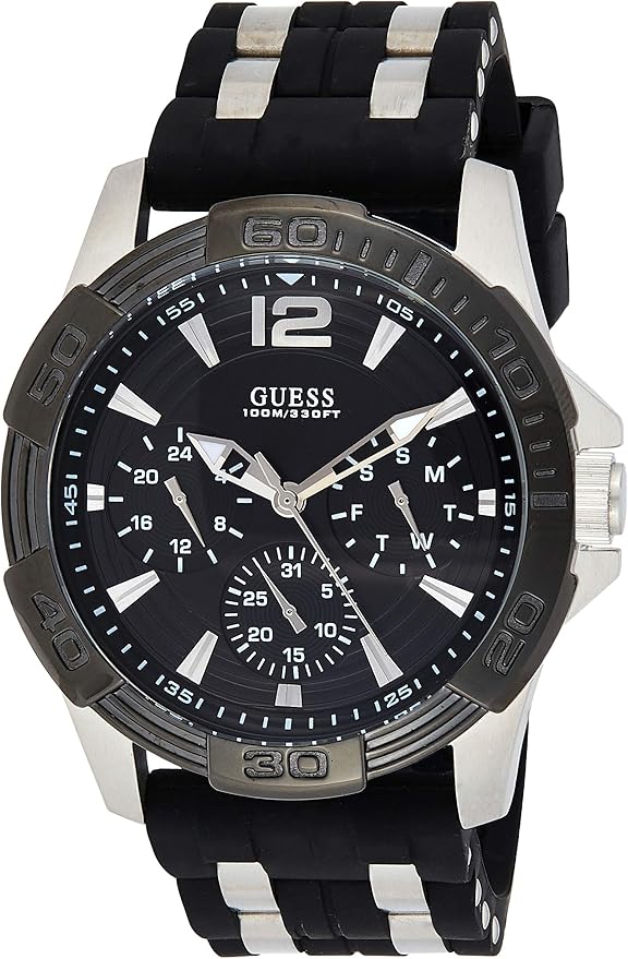 Reloj Guees Casual Negro Plata