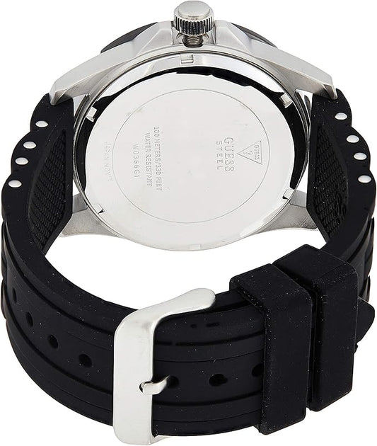 Reloj Guees Casual Negro Plata