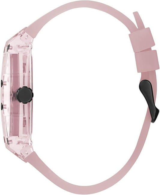 Reloj Guees Tonneau Diamond Rosa Glass